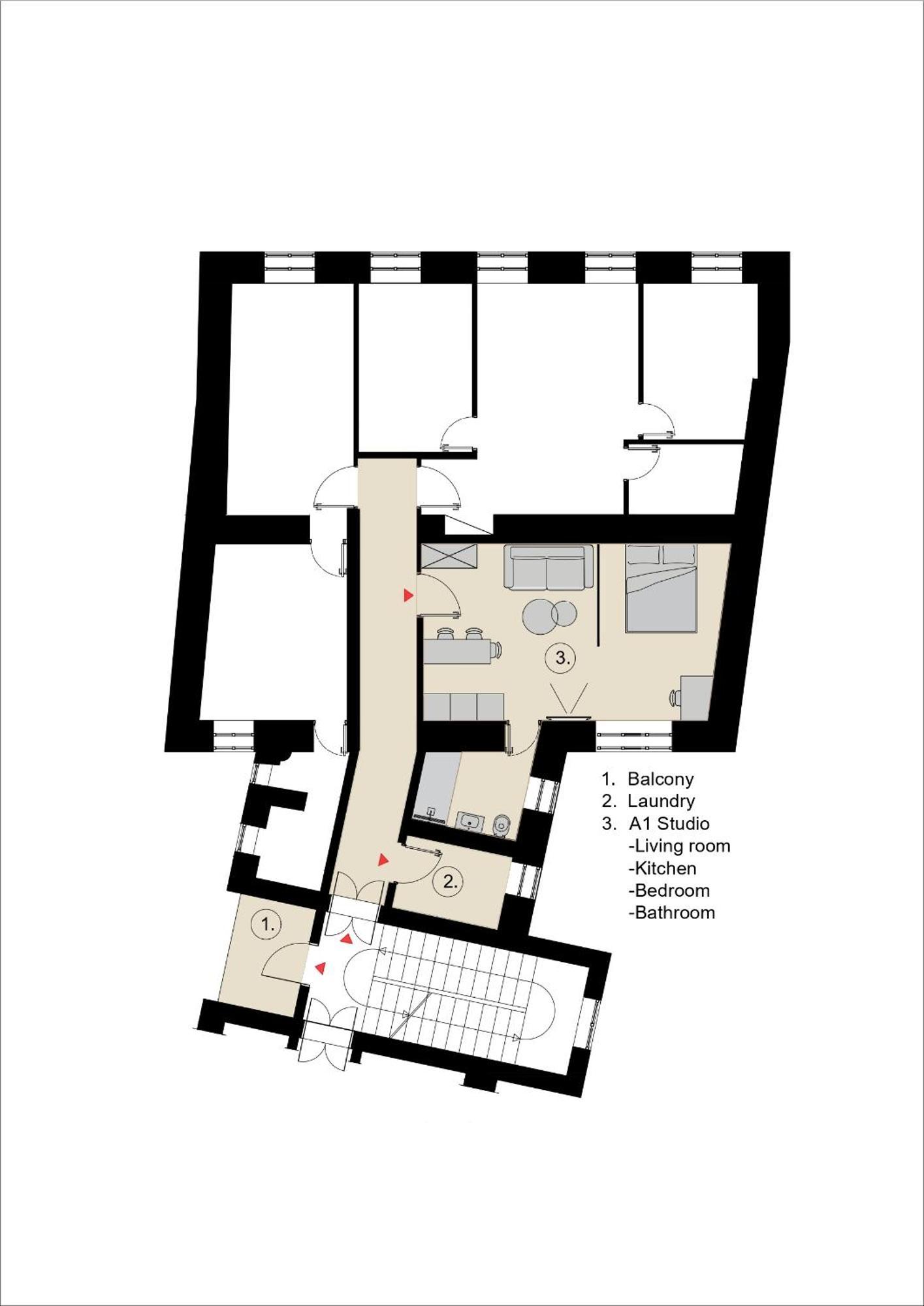 Central Apartments Сараево Экстерьер фото
